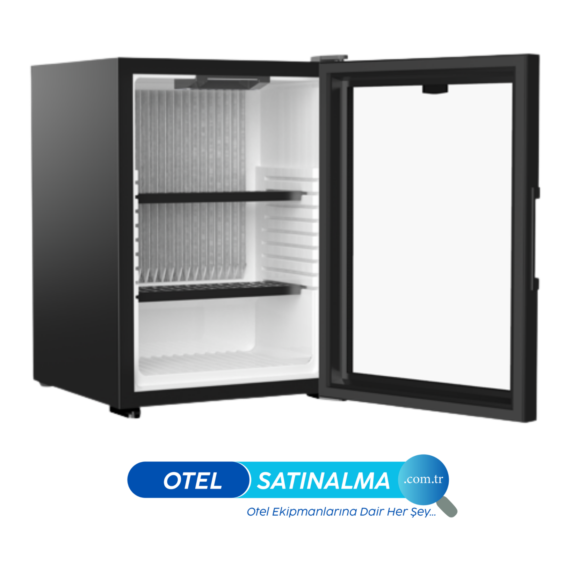 Absorbe Cam Kapaklı Minibar