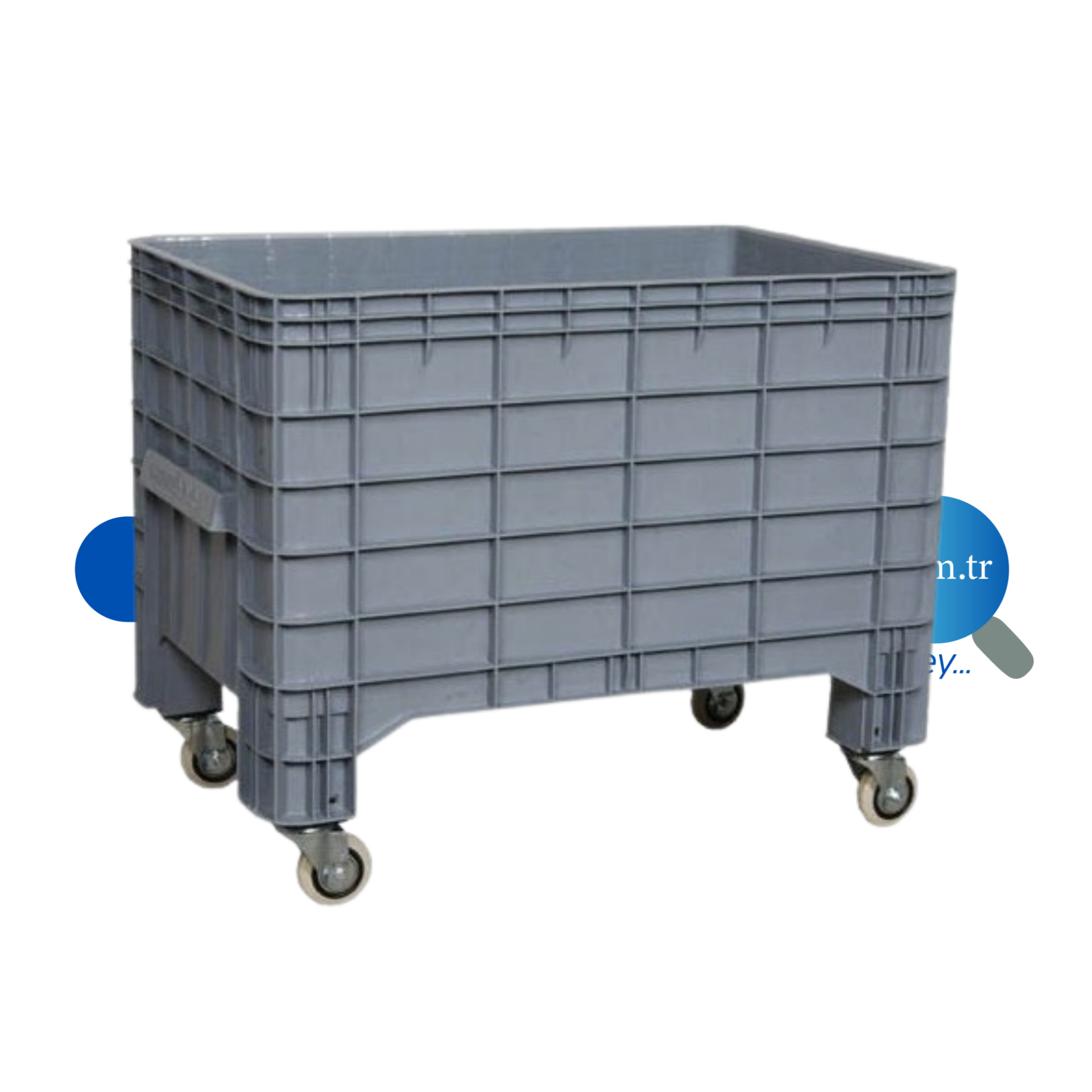 Plastik Çamaşır Toplama Arabası