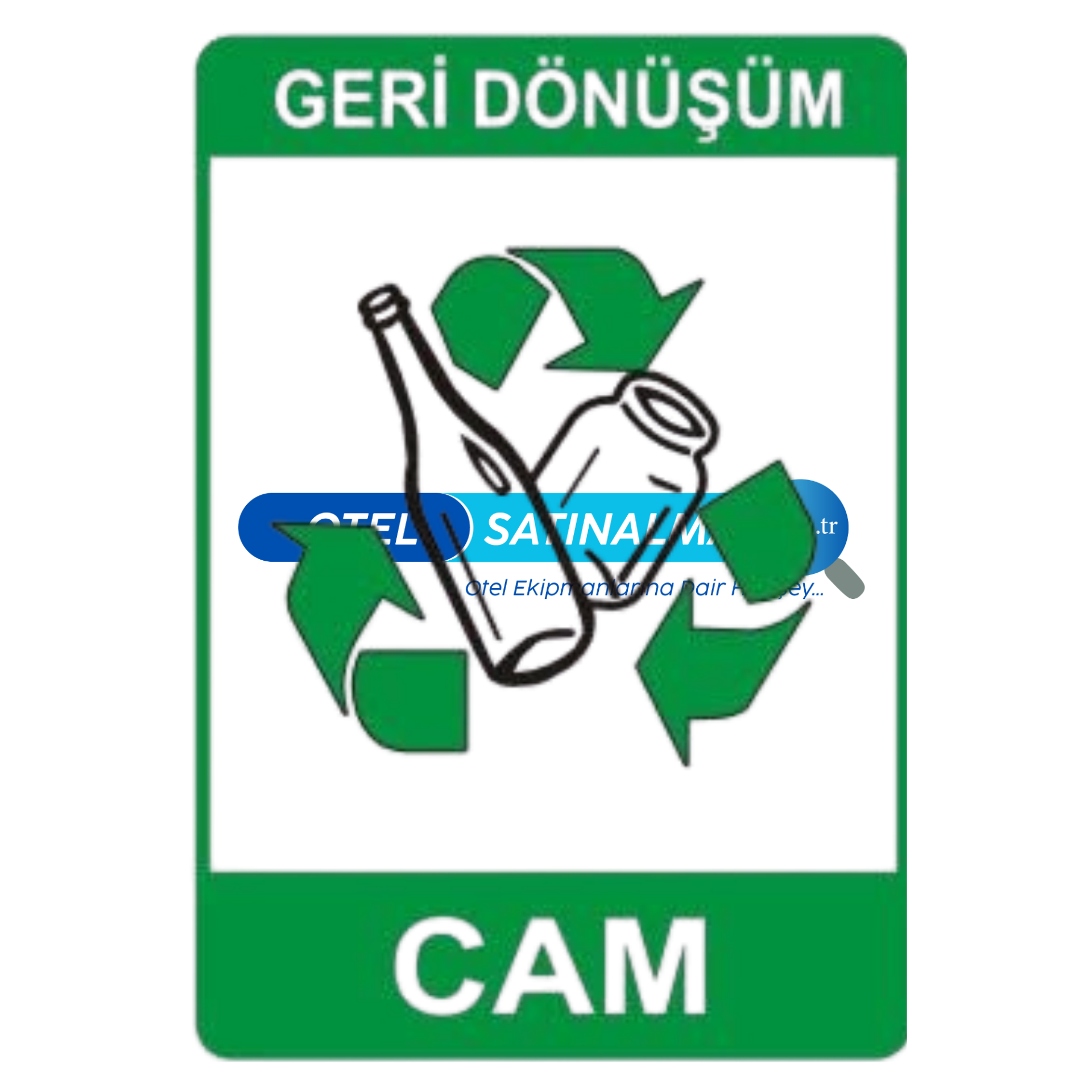 Cam Atık Uyarı Levha