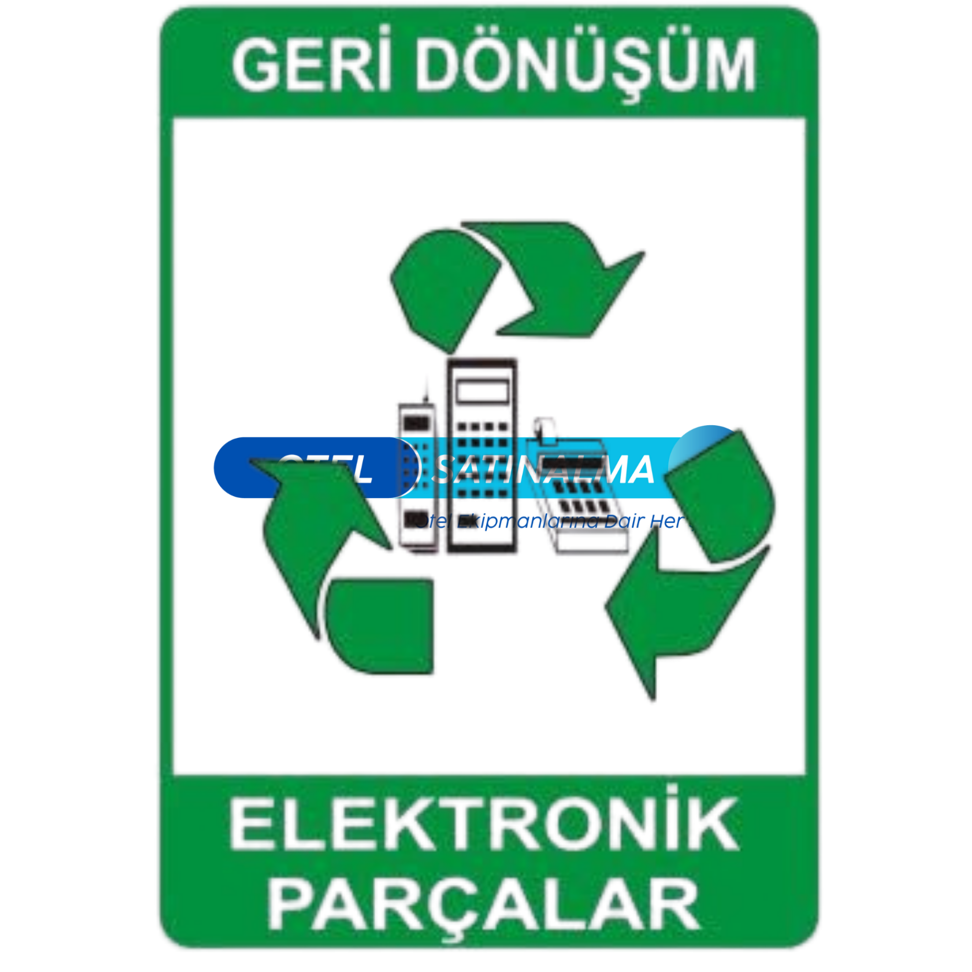 Elektronik Malzemeler Atık Uyarı Levha