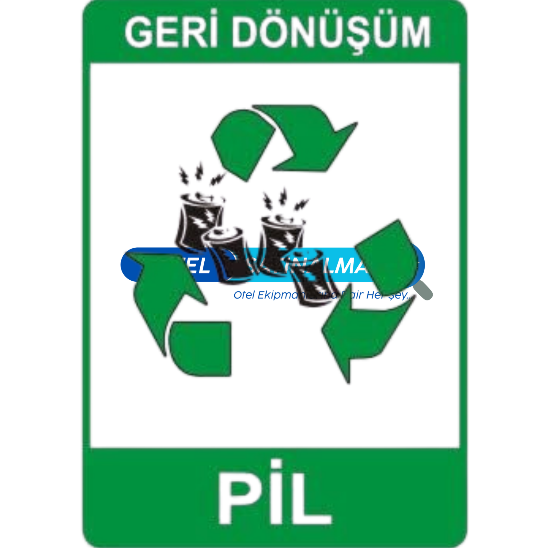 Pil Atık Uyarı Levha