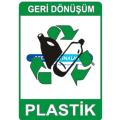Plastik Atık Uyarı Levha