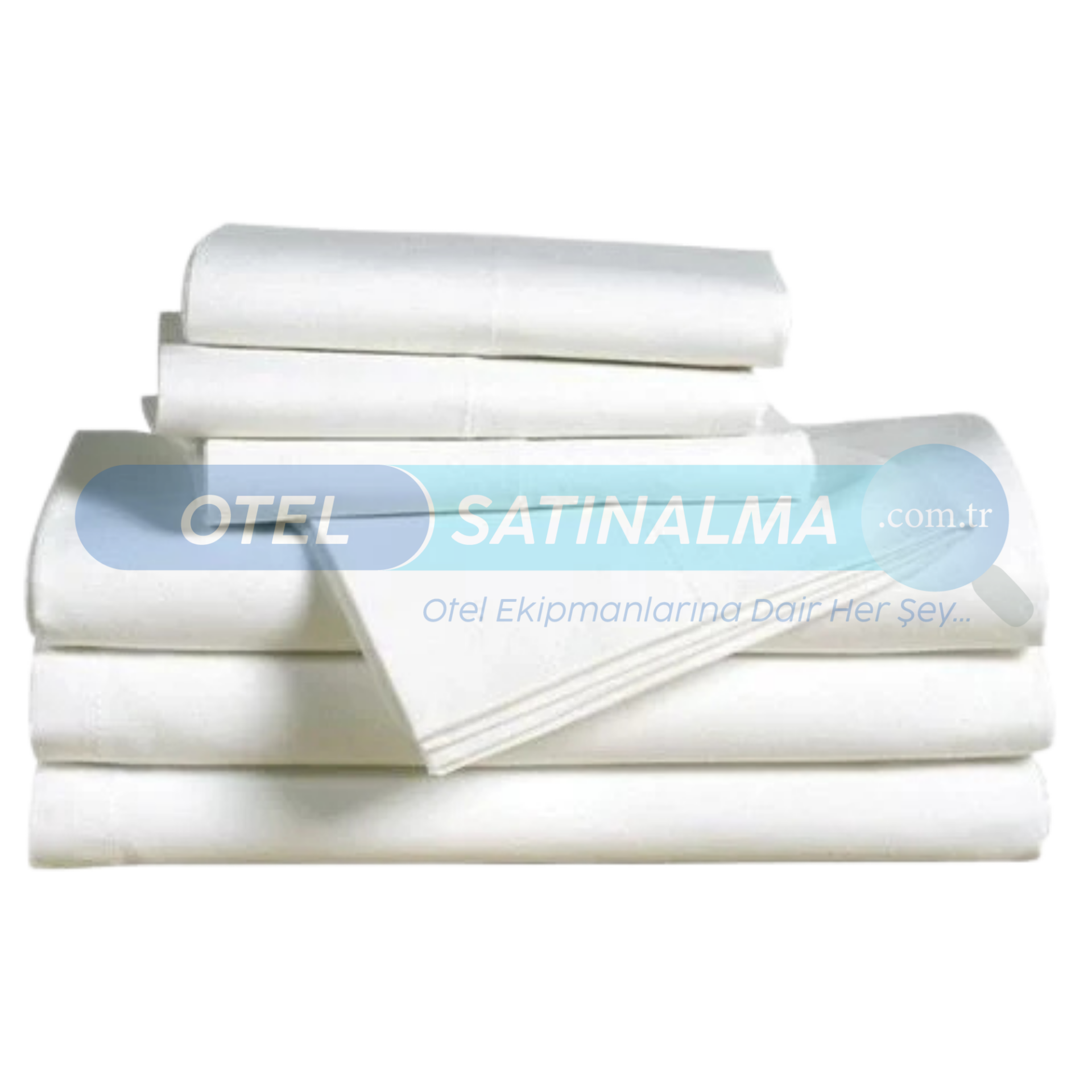 Cunda Serisi 83 Tel Düz Saten Çarşaf – %100 Pamuk